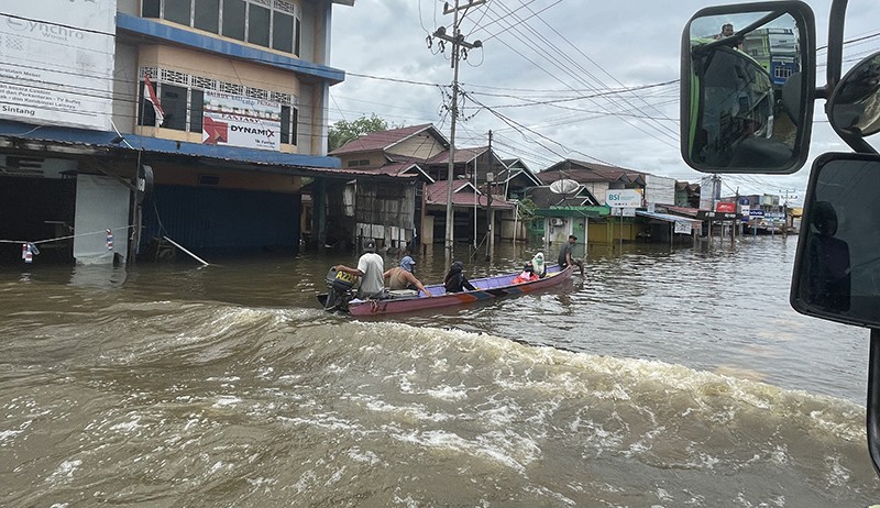 Begini Kondisi 35.117 Rumah di Kalimantan Barat Sudah 3 Minggu Terendam Banjir  - Bagian 2