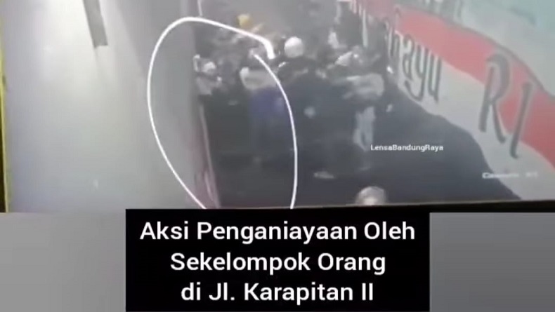Brutal, Gerombolan Diduga Geng Motor Aniaya Warga di Karapitan Bandung, Korban Luka Parah