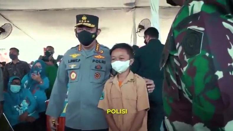 Kapolri Penasaran Ada Anak Kecil Berbinar-binar Melihatnya, Ternyata Bercita-Cita Jadi Polisi