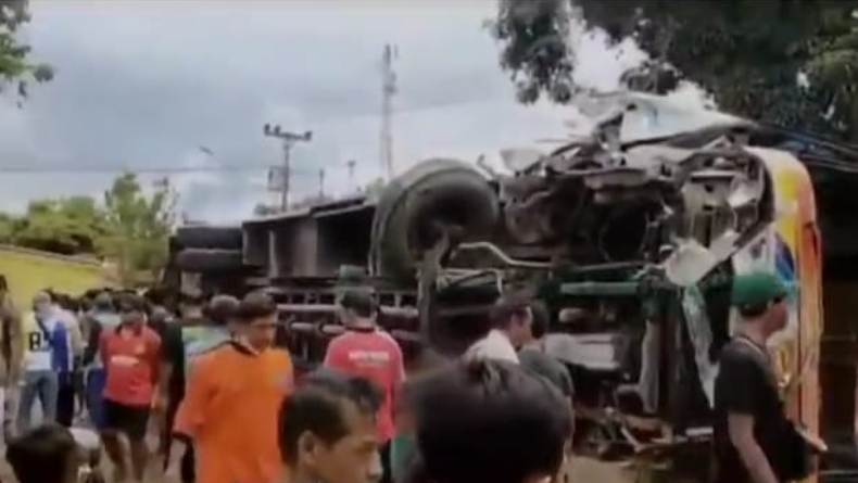 Kecelakaan Beruntun di Jalur Solo-Purwodadi, 1 Tewas 