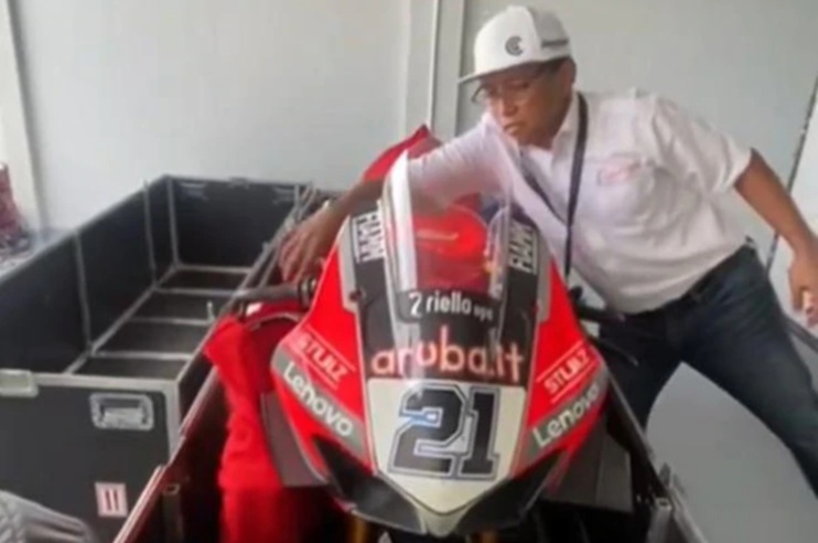 Penjelasan Bea Cukai Mataram soal Unboxing Motor Ducati di Sirkuit Mandalika