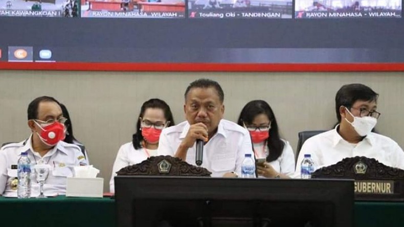 Gubernur Olly Minta Pimpinan GMIM Ajak Warga Vaksinasi Covid-19