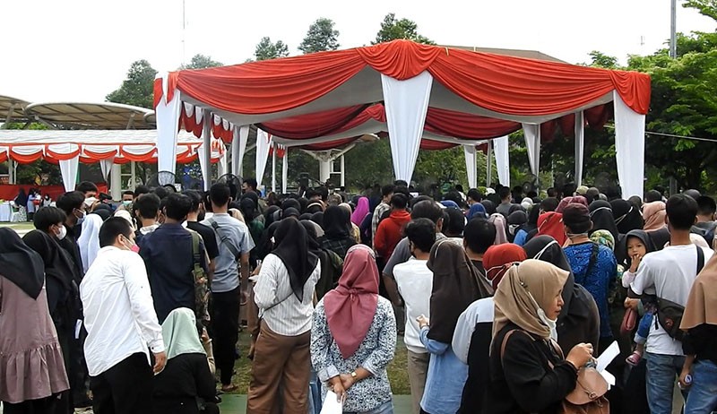 IWAPI-Polri Gelar Vaksinasi Covid-19 Massal di Kota Cilegon - Bagian 3