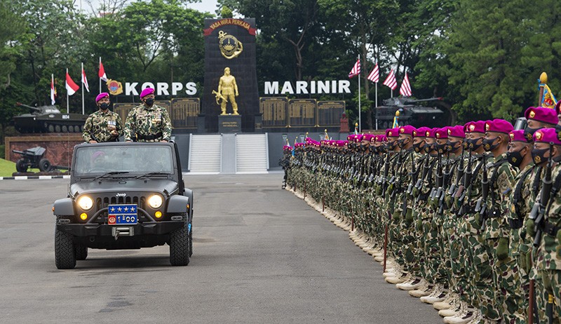 Foto-Foto HUT ke-76 Korps Marinir TNI AL - Bagian 1