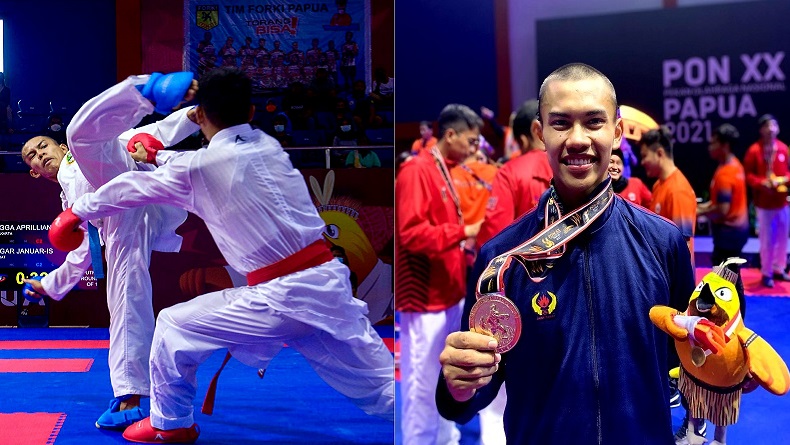 Mengenal Prajurit Kodam Siliwangi Serda TNI Muhamad Tegar Atlet Karate Berprestasi