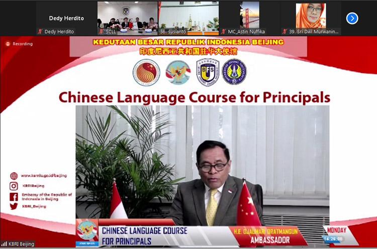 Gandeng UNY, KBRI Beijing Gelar Pelatihan Bahasa Mandarin bagi Kepala Sekolah