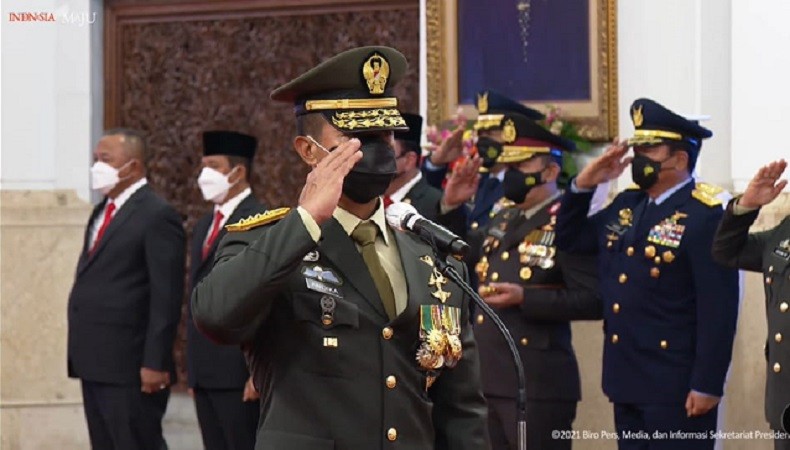 Jenderal Andika Perkasa Resmi Jabat Panglima TNI