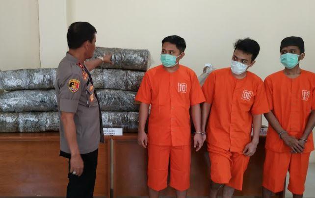 2 Napi Lapas Sijunjung Kendalikan Narkoba, BNNP Sumbar Sita 200 Kg Ganja