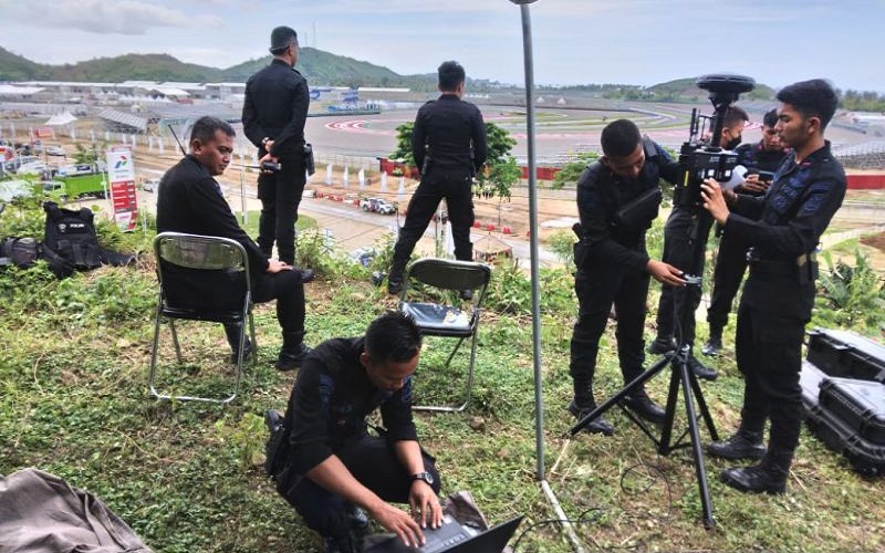 Dari Perbukitan, Pasukan Pemantau Drone Siaga di Ajang WSBK Sirkuit Mandalika