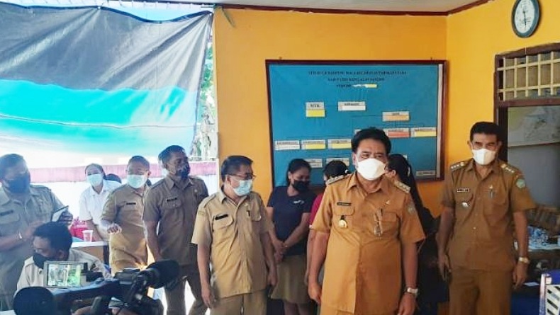 Vaksinasi Covid-19 di Sangihe Belum Capai Target, Bupati Maksimalkan Staf Kelurahan