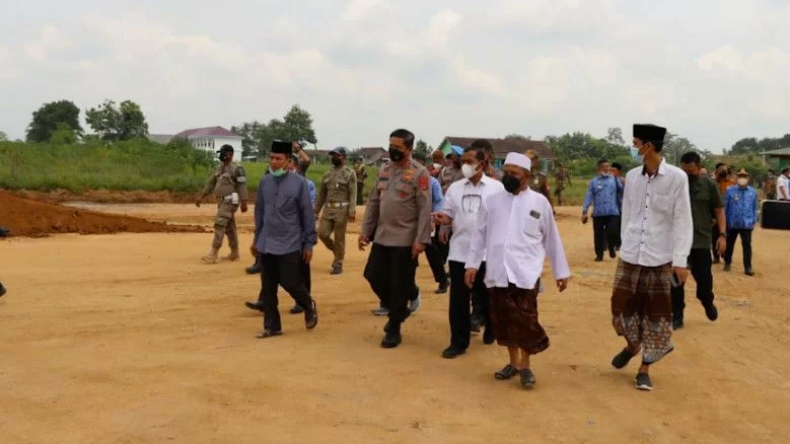 Kapolda Irjen Hendro Tinjau Lokasi Muktamar ke-34 NU di Lampung Tengah