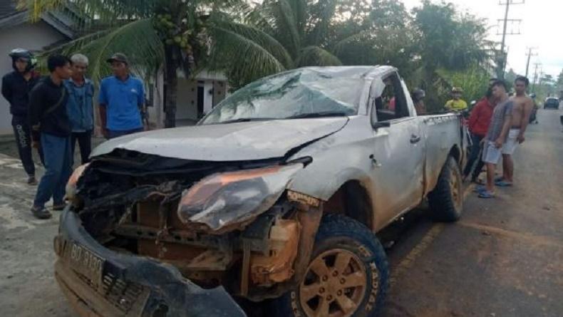 Kecelakaan Tunggal Mobil Triton Bawa 13 Penumpang Terbalik di Seluma, 2 Tewas