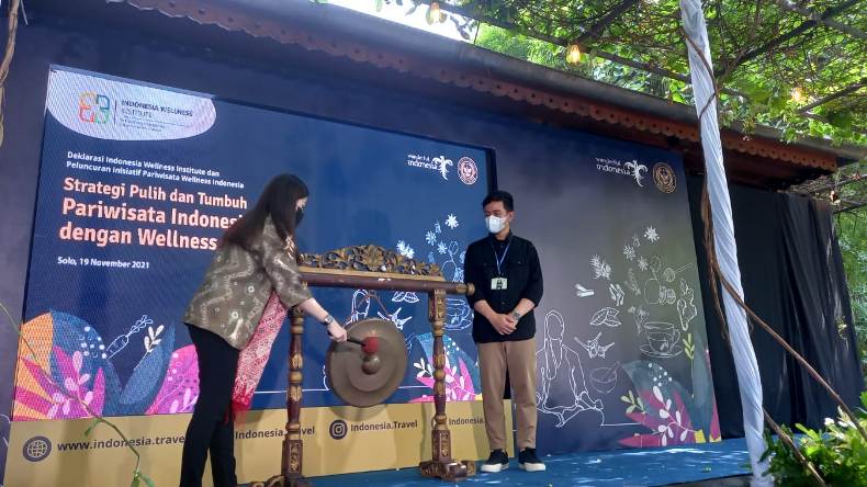 Peluncuran Aroma Wellness Festival, Wamenparekraf Angela Tanoesoedibjo Disuguhi Tari Gambyong 