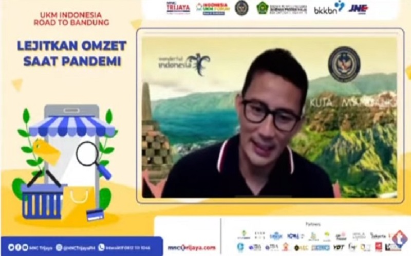 Sandiaga Uno Sebut Kontribusi UMKM di Tengah Pandemi Covid-19 Tembus Rp9.000 Triliun 