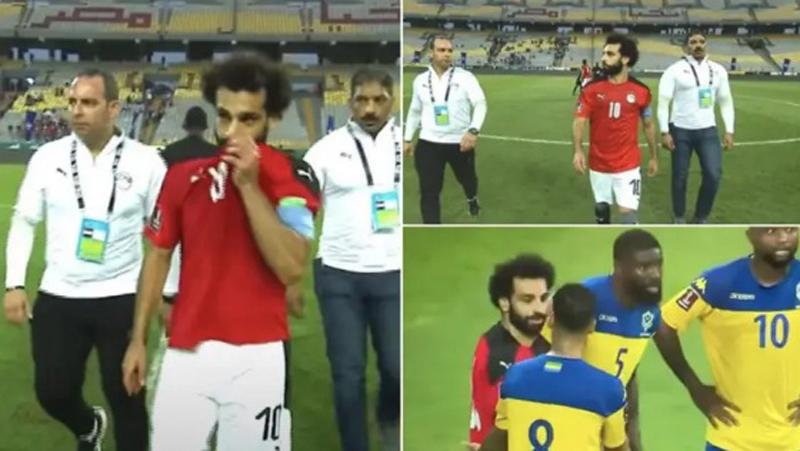 Mohamed Salah Dikeroyok Pemain Gabon yang Ngebet Tukar Jersey, Sampai Dikawal 2 Penjaga