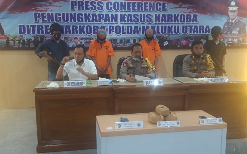 Satpam Nyambi Jual Sabu di Halmahera Utara Ditangkap Polisi