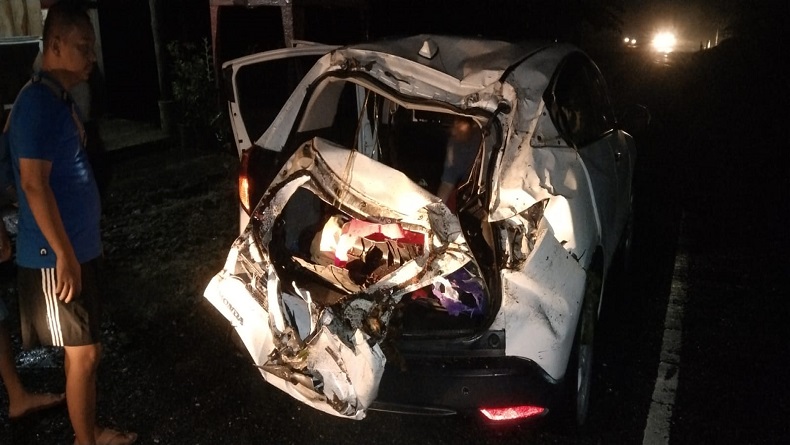 Jalur Medan-Berastagi Kembali Longsor, 1 Mobil Ringsek Ditimpa Pohon