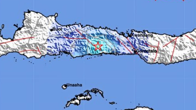 Gempa Terkini Magnitudo 4,5 Guncang Tilamuta Gorontalo