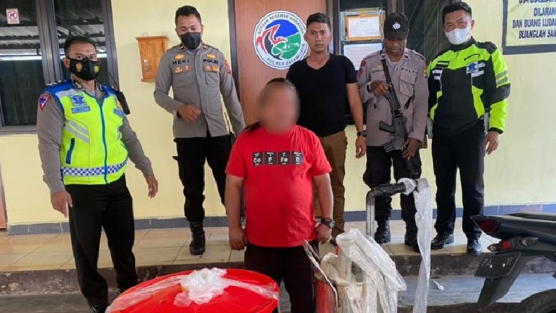 Polisi Tangkap Penjual dan Peracik Miras di Wamena, Cara Meraciknya Dimasak