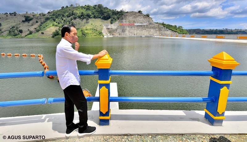 Foto-Foto Presiden Jokowi Resmikan Bendungan Karalloe Senilai Rp1,27 Triliun - Bagian 1