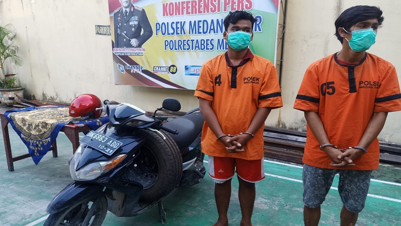 Spesialis Pencuri Ban Serep di Medan Ditangkap