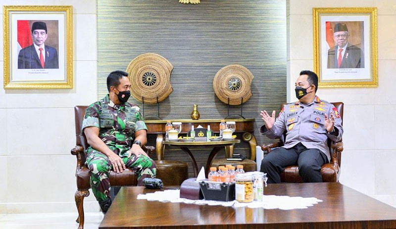 Pertemuan Panglima TNI - Kapolri Bahas Penanganan Konflik Papua - Bagian 3