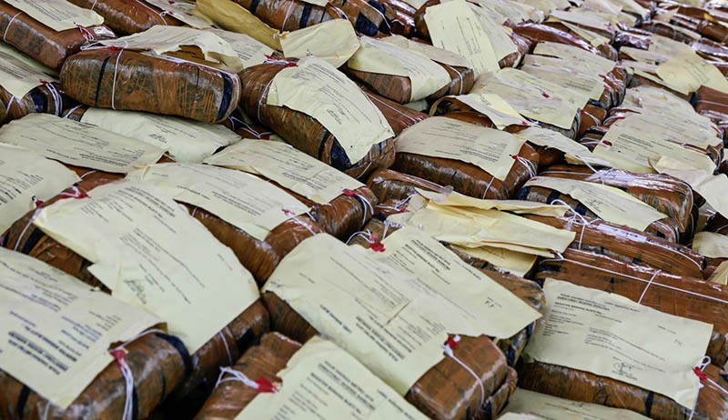 Penampakan 1,74 Ton Narkotika Dimusnahkan Polda Metro Jaya - Bagian 2