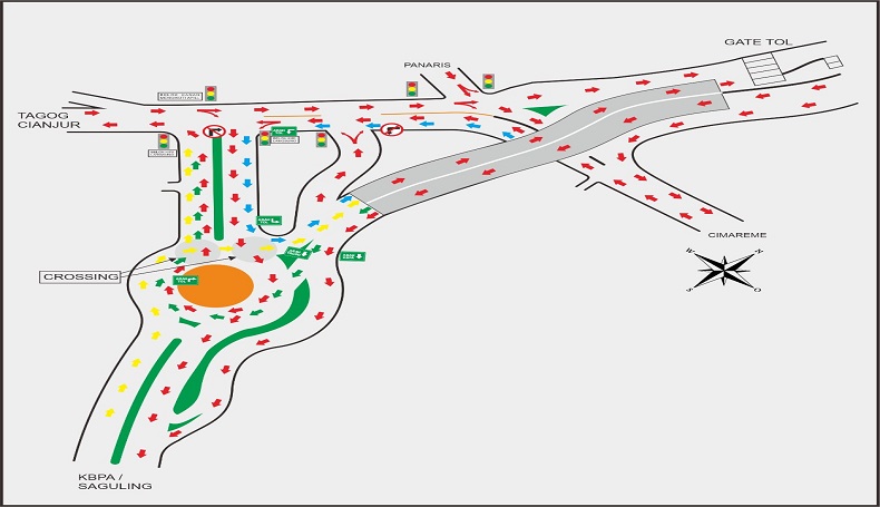 Flyover Padalarang Besok Diresmikan, Ini Simulasi Arus Lalu Lintasnya
