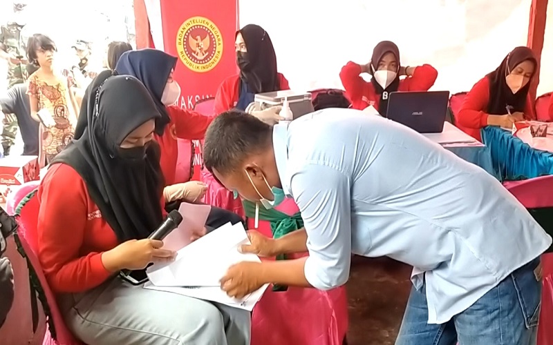 Percepat Kekebalan Komunal, BIN Sumsel Gelar Vaksinasi Massal di Empat Lawang