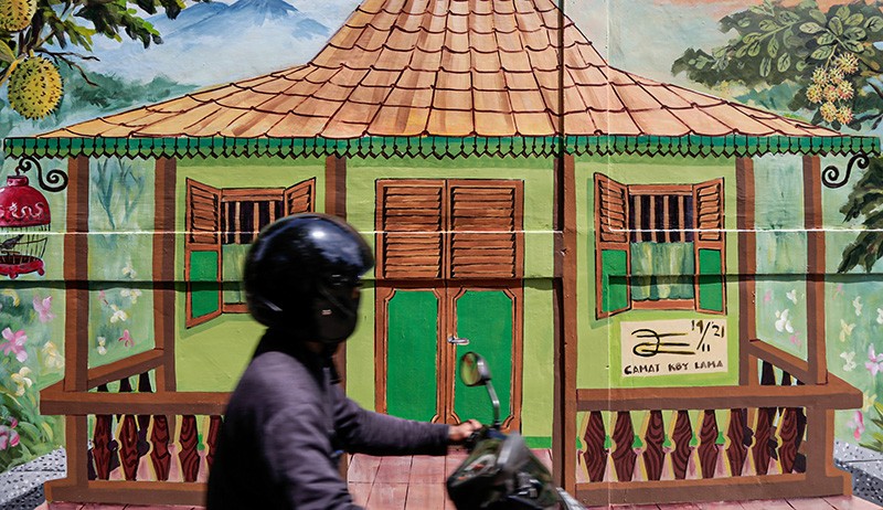 Mural Bertema Kota Jakarta Menghiasi Kawasan Tanah Kusir - Bagian 2