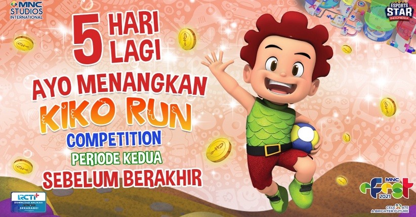 5 Hari Lagi! Ayo Menangkan Kiko Run Competition Periode Kedua Sebelum Berakhir!