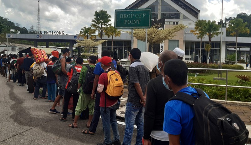 Malaysia Deportasi 201 Pekerja Migran Indonesia Bermasalah  - Bagian 1