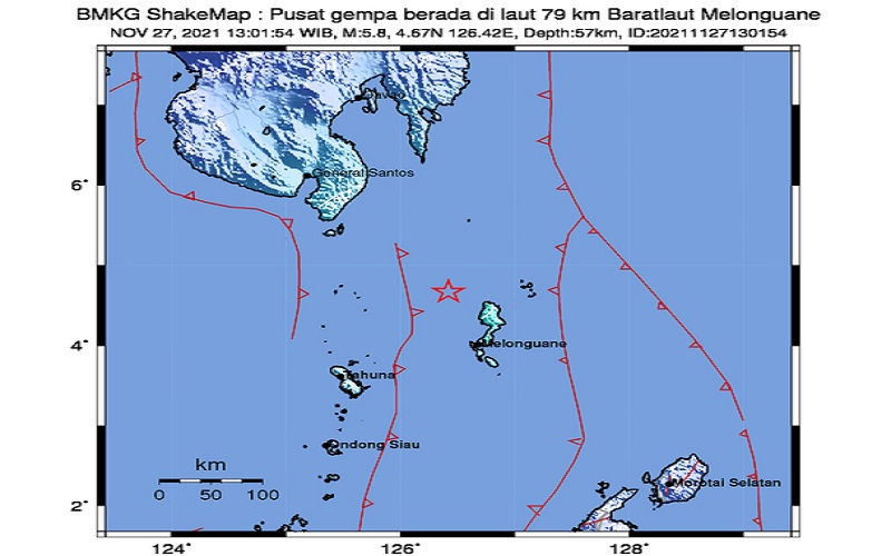 Penyebab Gempa Magnitudo 5,6 di Laut Sulawesi akibat Aktivitas Subduksi