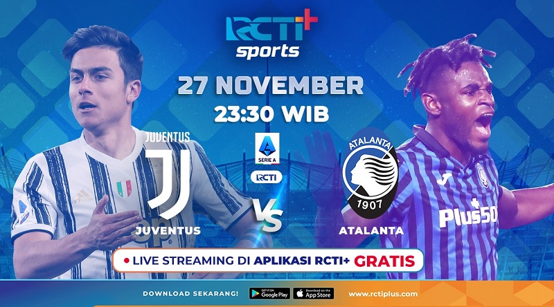 Live Streaming RCTI+ Malam Ini: Juventus Vs Atalanta