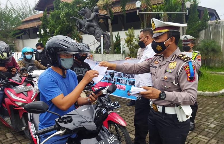  Jelang Libur Nataru, Polres Semarang Gencar Operasi Penegakan Disiplin Prokes