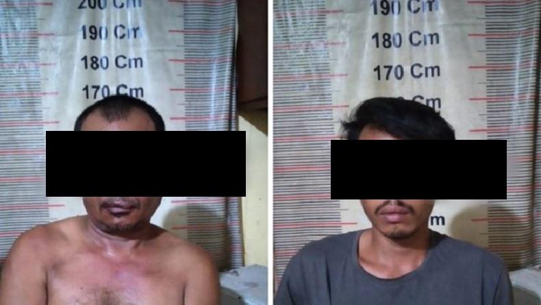 Curi 2 Batang Besi, 2 Pria di Langkat Ditangkap