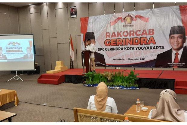 Gerindra Kota Yogyakarta Usulkan Prabowo Capres 2024
