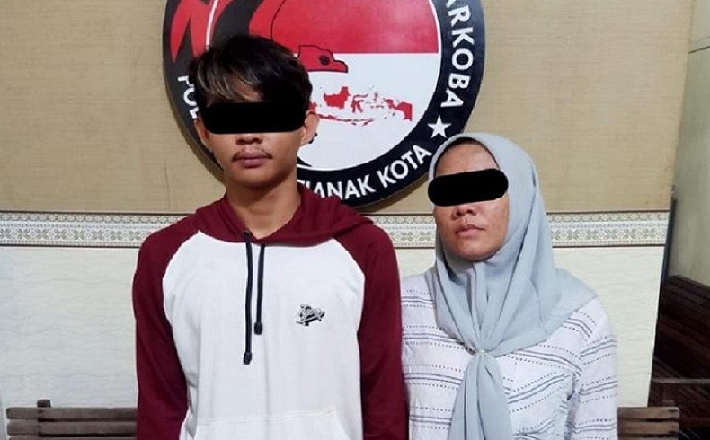 Pasutri Pengguna Narkoba Ditangkap di Pontianak, Sabu Diselipkan di Celana Dalam