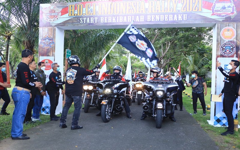 Pulihkan Sektor Pariwisata, Ribuan Bikers HDCI Ikut Turing Nusa Dua-Denpasar