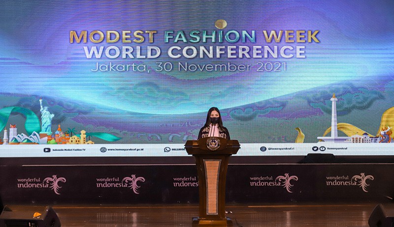 Wamenparekraf Angela Tanoesoedibjo Hadiri Modest Fashion Week World Conference 2021 - Bagian 2