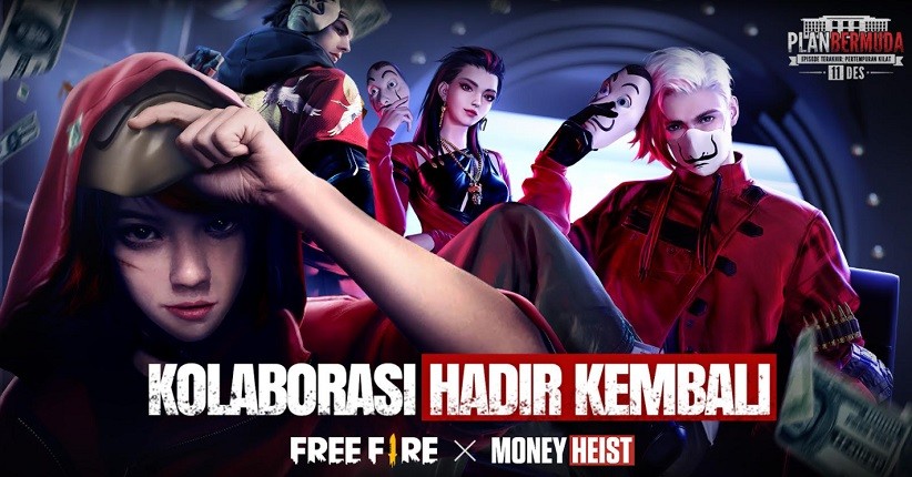 Money Heist Hadir Kembali di Free Fire, Bawa Event Final Episode: Raid and Run