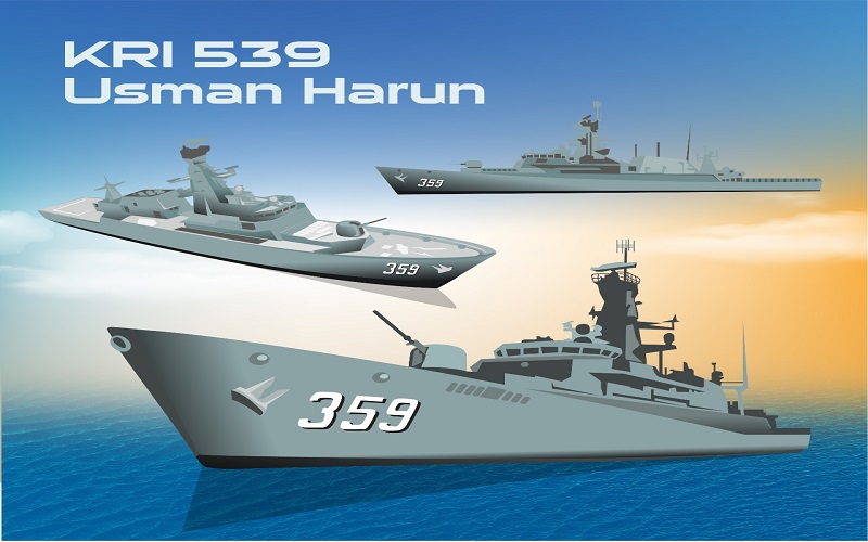 PT Len Modernisasi KRI Usman Harun, Upgrade Sistem  Persenjataan Setara Kapal Perang Baru