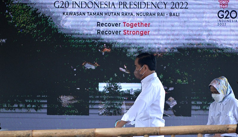 Jelang KTT G20, Presiden Jokowi Kunjungi Taman Hutan Raya Ngurah Rai - Bagian 2