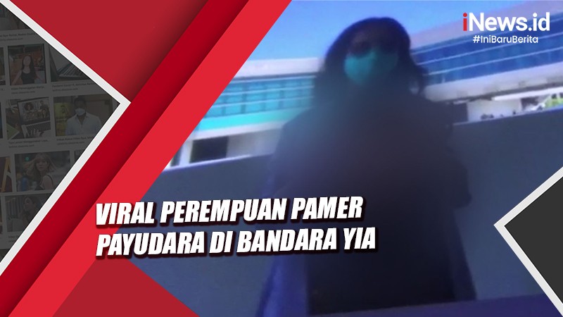  Wanita Cantik Pelaku Pamer Payudara di Bandara YIA Ditangkap Usai Turun dari Kereta 