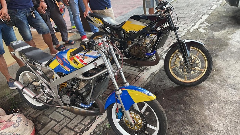 Bubarkan Judi Balap Liar, Polisi Lepaskan Tembakan Peringatan