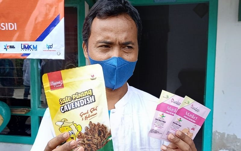 Berawal dari Harga Anjok, Bengkuang di Desa Cintamulya Lampung Diproduksi jadi Masker