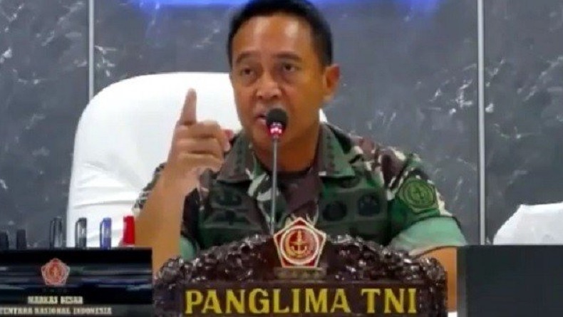 Panglima TNI Marahi Anak Buah saat Rapat Gara-gara Sibuk dengan Handphone