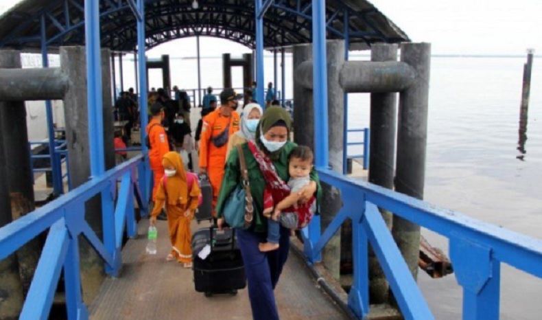 Penumpang Kapal Datang ke Babel Meningkat, Terbanyak di Pelabuhan Pangkalbalam