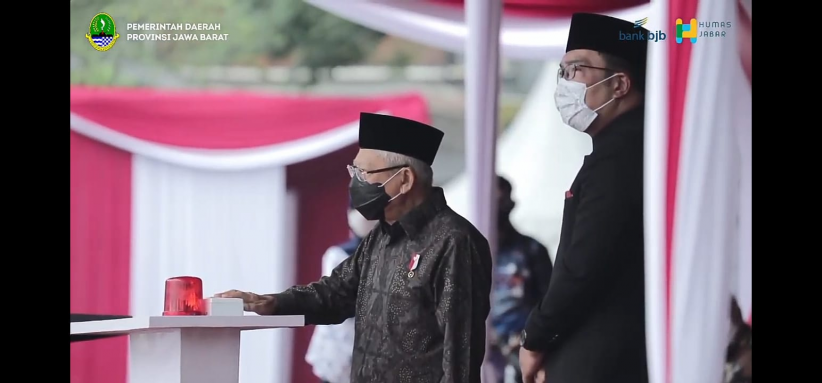 Resmikan Monumen Pahlawan Covid-19 di Bandung, Ma'ruf Amin : Mereka Tentara Allah