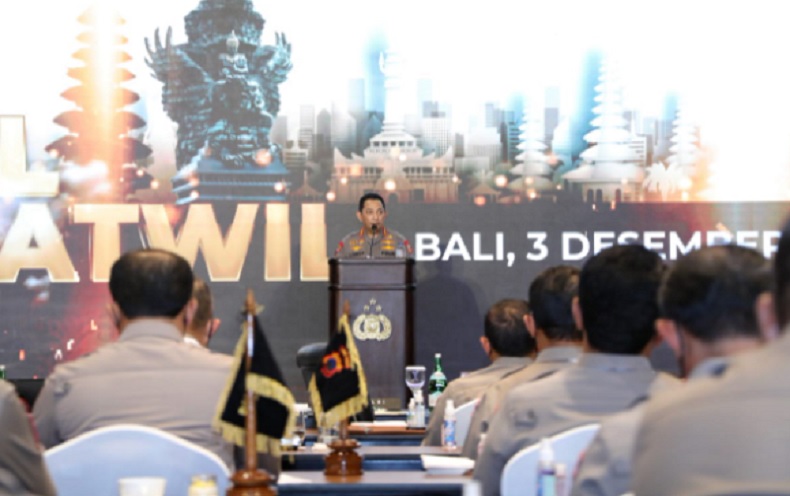 Apel Kasatwil, Kapolri Ingatkan Kebiasaan Berbuat Baik dan Hindari Tindakan Kontraproduktif